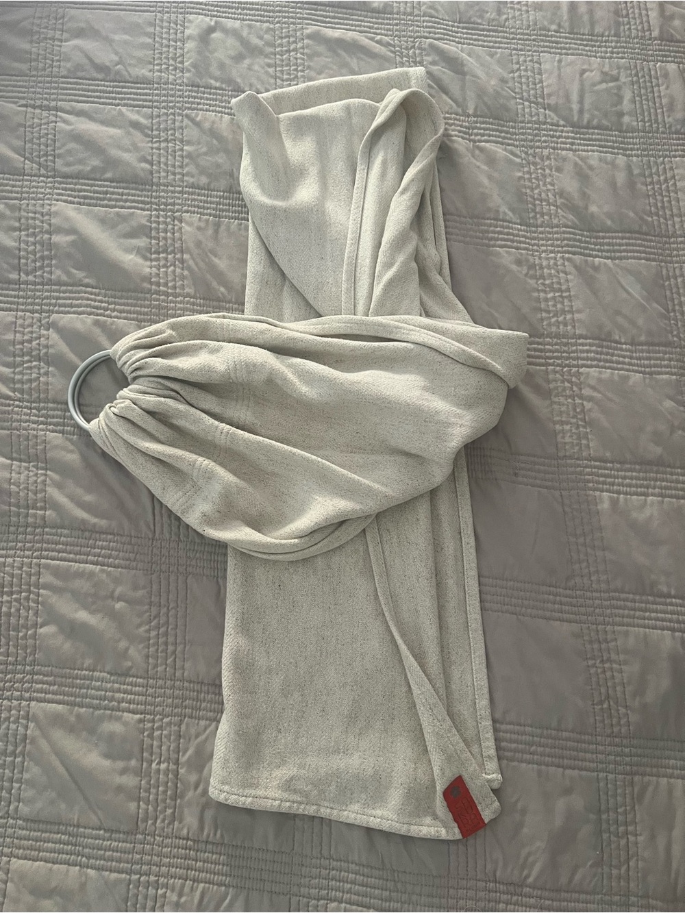 Light Cream Sakura Bloom Baby Wearing Ring Sling